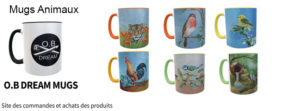 Mugs Animaux COMMANDES/ACHATS