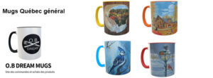 Mugs Québec général COMMANDES/ACHATS