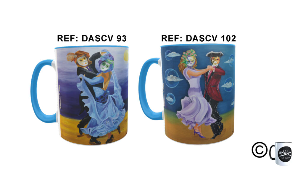 OBDREAM MUGS DANSEURS DU CARNAVAL DE VENISE 2