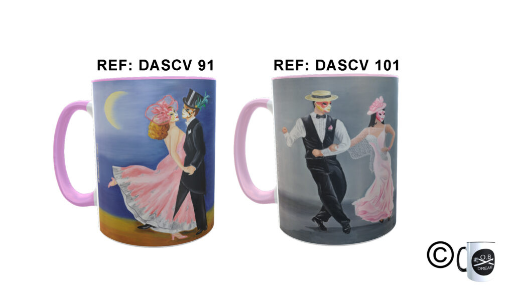 OBDREAM MUGS DANSEURS DU CARNAVAL DE VENISE 3
